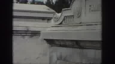 New Orleans Louisiana USA (1958): A Monument Or Tomb With Text On It Of Famille J