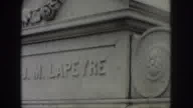 New Orleans Louisiana USA (1958): Monument Showing