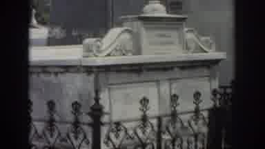 New Orleans Louisiana USA-1958: Visiting Historic Mausoleums