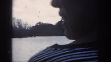 New Orleans Louisiana USA (1958): Leafless Trees On Winter Lake