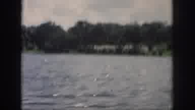 New Orleans Louisiana USA (1958): Driving Fast On A Speed Boat While Checking Out