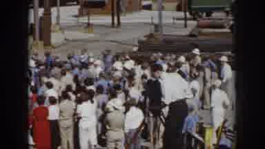 Virginia USA (1958): People Gathering For Groundbreaking Ceremony