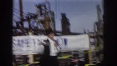 Virginia USA (1958): Tuxedo Indian Native American Outside Power Lines Crowd Hat