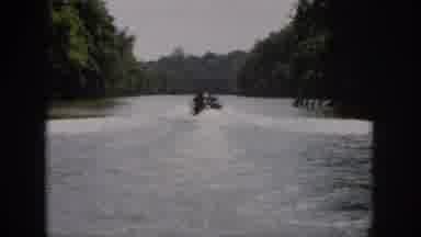 Virginia USA (1958): Speedboat Speeding Off Into The Distance As Well As Corner Of