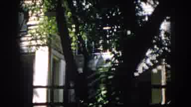 Virginia USA (1958): Building Blocked By Trees
