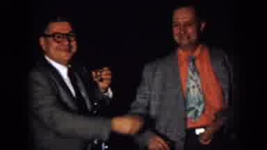 Virginia USA (1958): Males Introducing Themselves In Suites Smiling