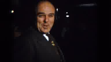 Virginia USA (1958): Men Wearing Suits Drinking Beer Smoking Cigar And Laughing In