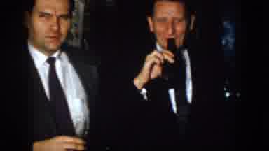 Virginia USA (1958): Professional Men Chatting And Enjoying A Beer
