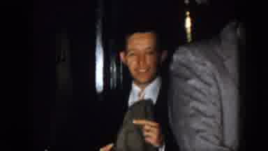 Virginia USA (1958): Guy Bowing Before The Camera
