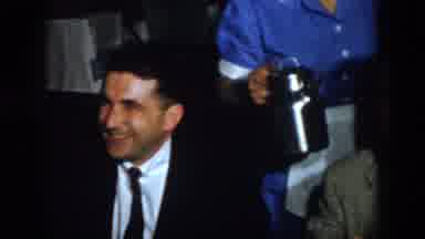 Virginia USA (1958): People Meeting Good Conversation Talking With Smile