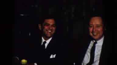 Virginia USA (1958): Men In Suits Smiling Share Tea Time Conversation