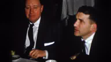 Virginia USA (1958): During A Banquet Two Men Dressed In Black Suits Takes A