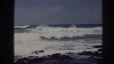 Hawaii USA (1959): Vintage Footage Of Waves Crashing On Shore