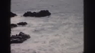 Hawaii USA (1959): Breaking Waves On The Rocks