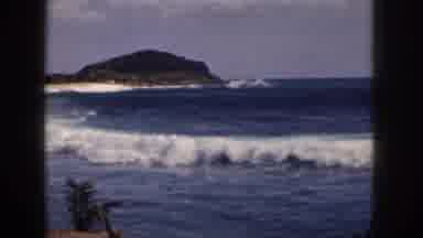 Hawaii USA (1959): Big Blue Waves In The Middle Of The Ocean