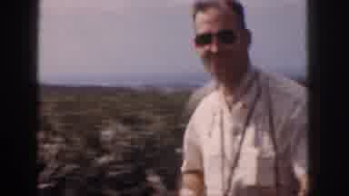 Hawaii USA (1959): Man With Camera Observes The Farmland