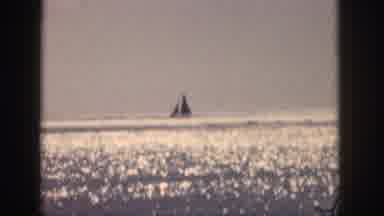 Hawaii USA (1959): Sailboat Ocean Water Boat