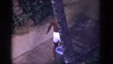 Hawaii USA (1959): Man Walking In Beach Resort