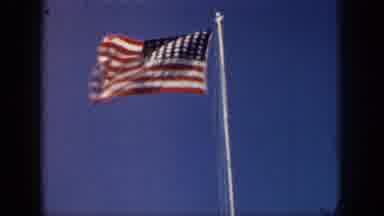 Hawaii USA (1959): Navy Sailor With Patriotic Essence Of Flag Flowing Freely In