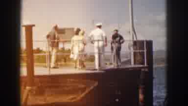 Hawaii USA (1959): Sailor Guarding ShipDock And Other Area To Make To Make Sure