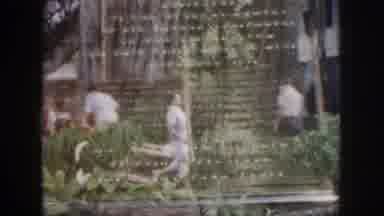 Hawaii USA (1959): Girl Walking Down The Sidewalk