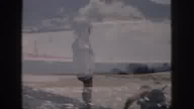Hawaii USA (1959): Small Girl Moving Around Near Water And A Boat On Vacation