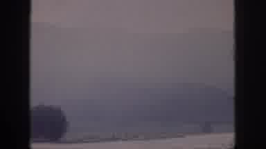 Hawaii USA (1959): Blurry Mountains In The Background
