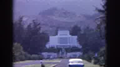 Hawaii USA (1959): Car Driving Off Into Distance With Women Standing Roadside