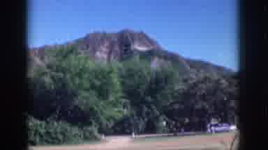 Oahu Hawaii USA (1959): Small View In Front Of Family Park