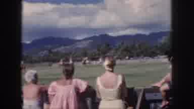 Oahu Hawaii USA (1959): Young And Old Spectators Enjoy Pleasant Day Watching Polo