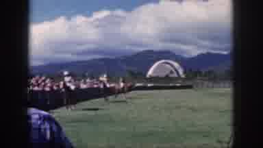Oahu Hawaii USA (1959): People Enjoy A Polo Competition