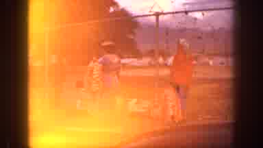 Oahu Hawaii USA (1959): Women By The Fence