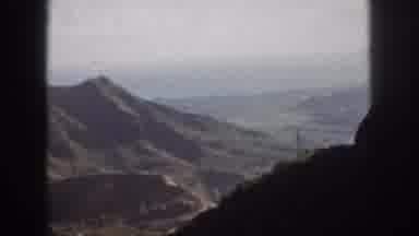 Oahu Hawaii USA (1959): Someone Recording Grassy Hills