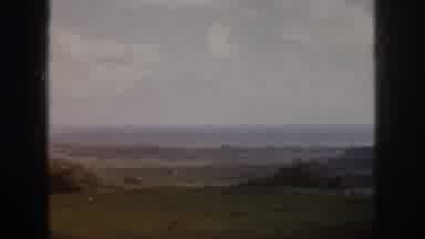 Oahu Hawaii USA (1959): Ocean And An Island Near A Beach With No People