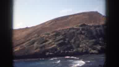 Oahu Hawaii USA (1959): Mountain And Sea Landscape