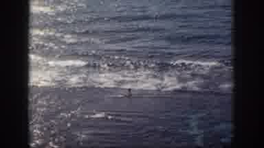 Oahu Hawaii USA (1959): Waves Crashing Near Mountains Vintage Video From Old Video
