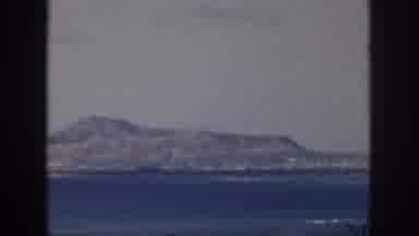 OAHU HAWAII USA-1959: View Of Coastline
