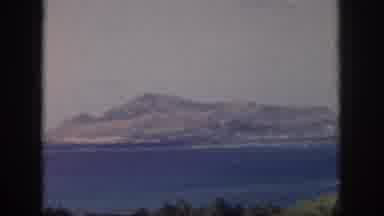 Oahu Hawaii USA (1959): View Of The Mountain On The Other Side Of The Bay