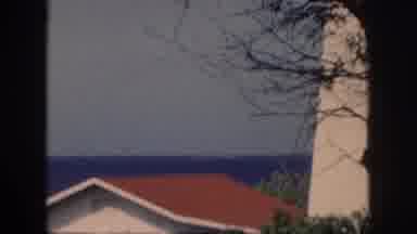 Oahu Hawaii USA (1959): Overview Of A Building In Front Of Body Of Water On A