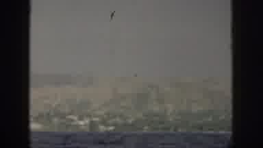Oahu Hawaii USA (1959): Boat Ride Passing By Island And City In 1950s