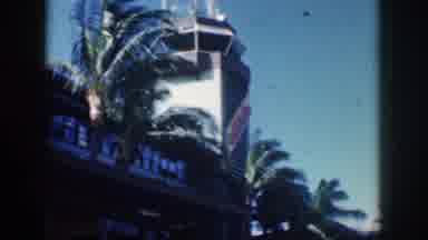 Oahu Hawaii USA (1959): Tourist Starting Her Vacation And Arriving At The Airport
