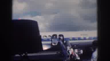 Oahu Hawaii USA (1959): A Group Of People Are Seen Boarding A Large Airplane