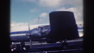 Oahu Hawaii USA (1959): Family From 1950s Preparation For Departure Near Landing