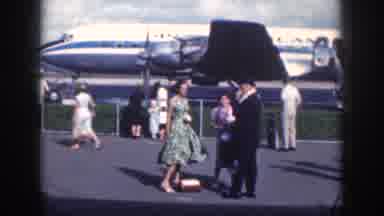 Oahu Hawaii USA (1959): Smartly Dressed Men And Women And At Least One Child