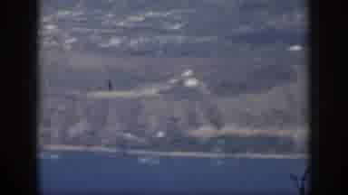 Oahu Hawaii USA (1959): Aerial Day View That Focuses A Part Of The Sea And A Part
