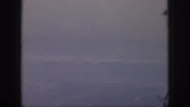 Oahu Hawaii USA (1959): Aerial View From Airplane Window Of The Ground, But