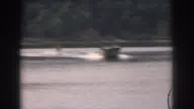 Grand Rapids Michigan USA (1961): Summertime Jet Skiing On The Lake Pulled By A