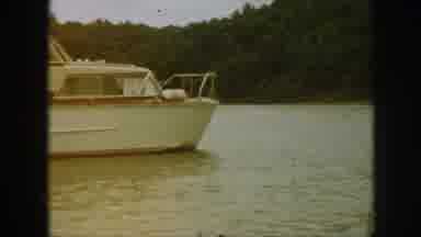 Michigan USA (1961): Small Boat Going Through The River Of The Amazons