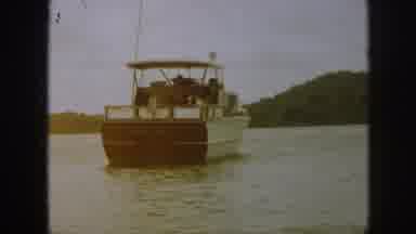 Michigan USA (1961): American Family On A Boat Out Cruising On A Summer Day