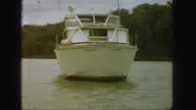 Michigan USA (1961): Man Practicing Water Skiing